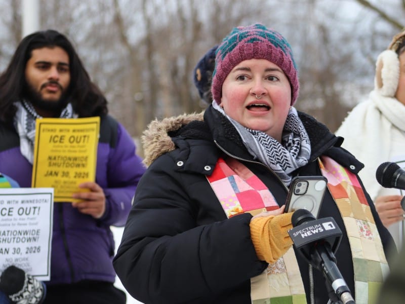 Leaders urge LGBTQ+ Ohioans to protest ICE at national general strike rallies across the state