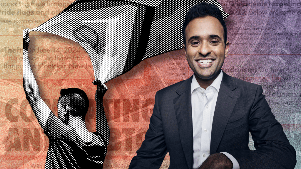 Vivek Ramaswamy's Website Says He's 'Fighting to Lift All Ohioans.' Equality Ohio Just Gave Him an F.